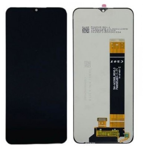LCD+Touch screen Samsung A137 A13 2022 / M336 M33 5G juodas (black) (O) 